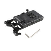 TL MEDIA V-Mount Battery Plate with Power Distributor