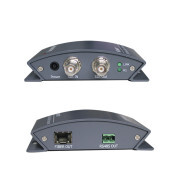 Professional 20KM 2 Channel SDI Video Fiber Transceiver (transmitter + receiver)