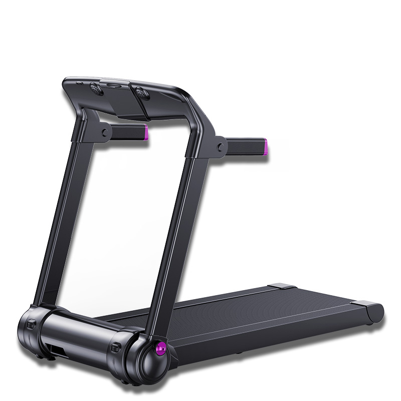 EQI Folding Compact Motorized Treadmill Touch Control LED Display Shock Absorption and 220 LB
