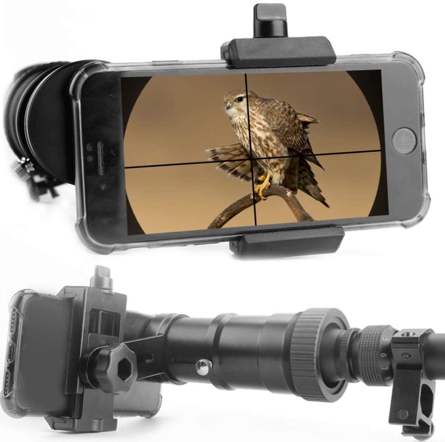 SOLOMARK Rifle Scope Smartphone Adapter, Quick Telescopic Focus