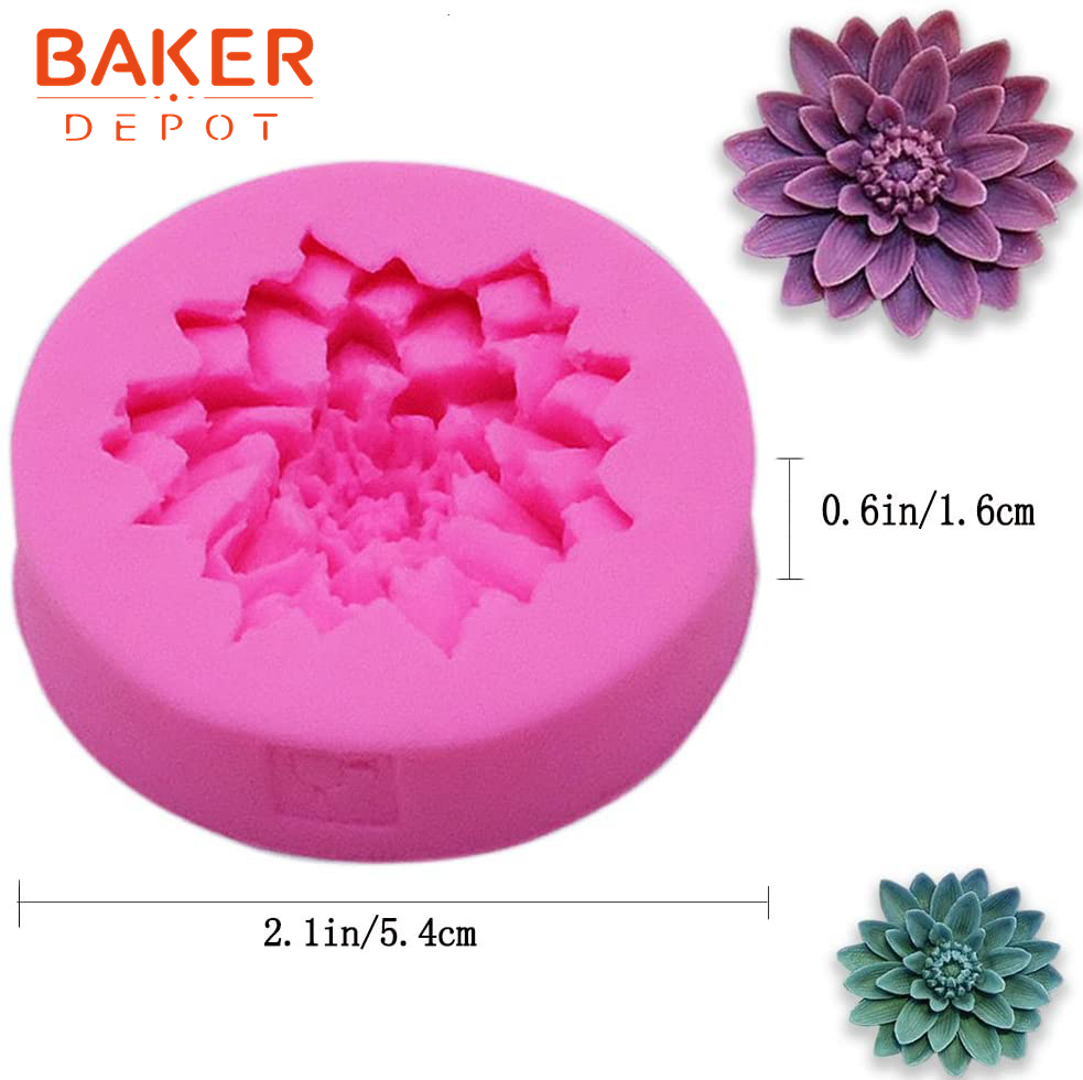Tiny flower silicone molds for fondant and gumpaste the smallest ones yet!  Fondant molds for cakes 2 