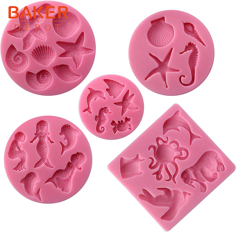 New Arrival Famous Brand Logo Silicone Molds Fondant Craft Cake
