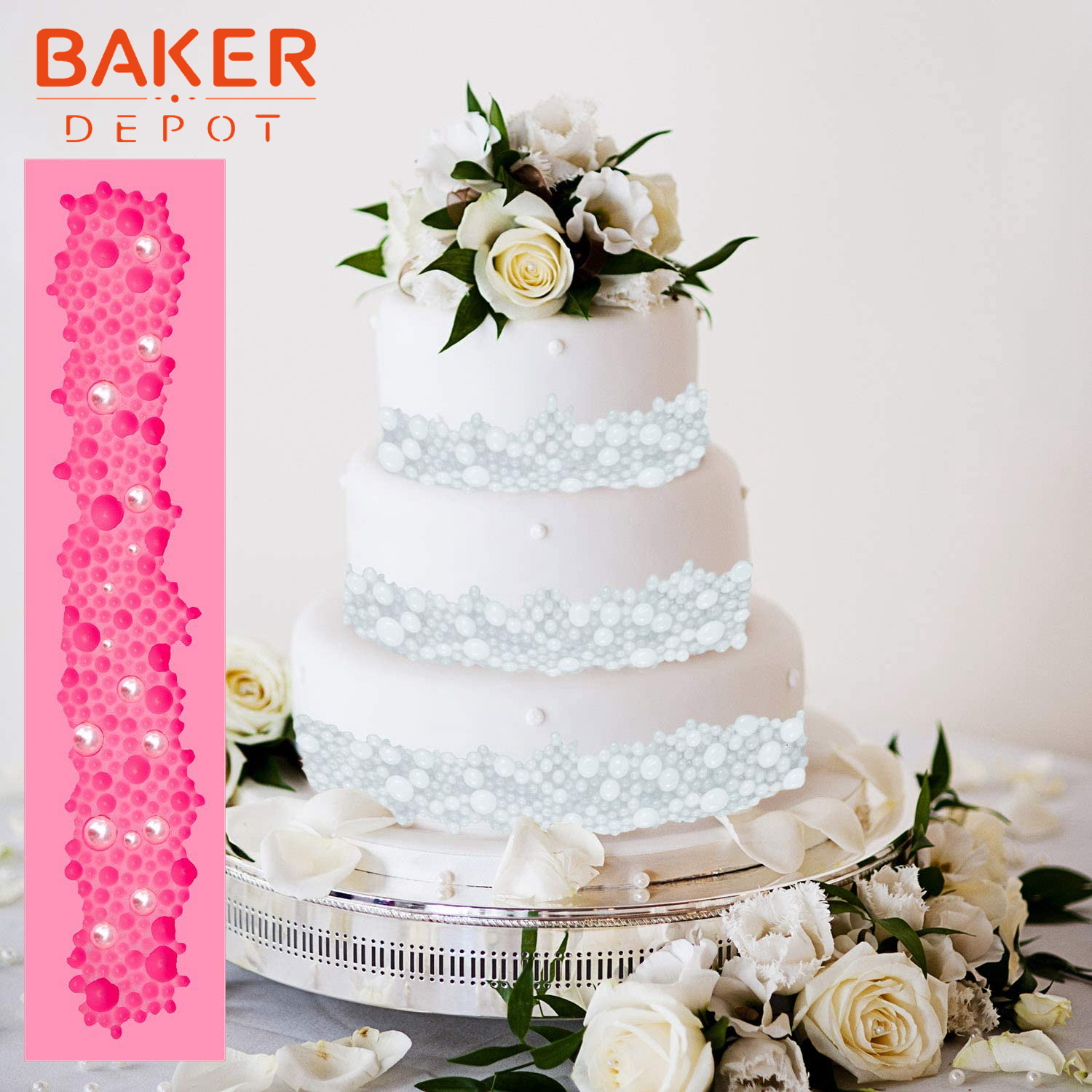 Pearl / Ball Silicone Mould  Cake Bake Decorate - online cake