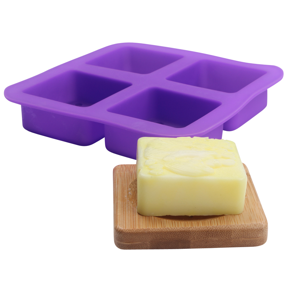 Rectangle Silicone Molds For Soap Jelly Pudding Pastry Molds
