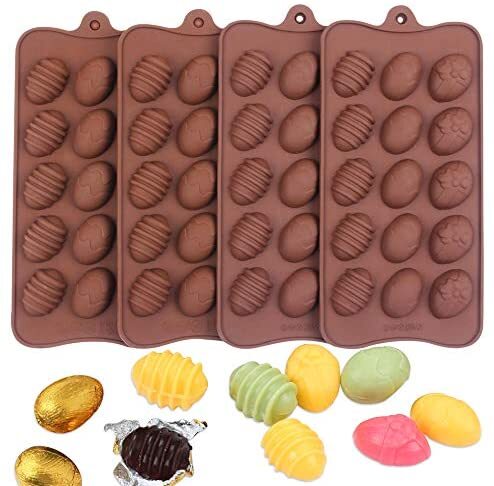 Easter Egg Mold Chocolate Mould Silicone Popsicle Tray DIY Dinosaur Egg  Mold