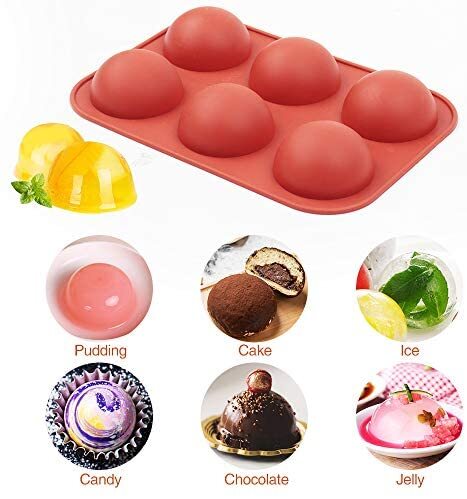 Silicone Half Globe Candy Mold by Celebrate It