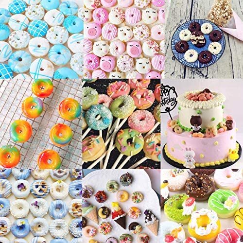 Donut Candy Mold 5 Pack Silicone Nonstick Ring Gummy Candy Molds For  Chocolate