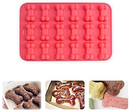 AITINIA Silicone Molds, Cute Paw and Bone Dog Treat Molds Non-stick Natural  Food
