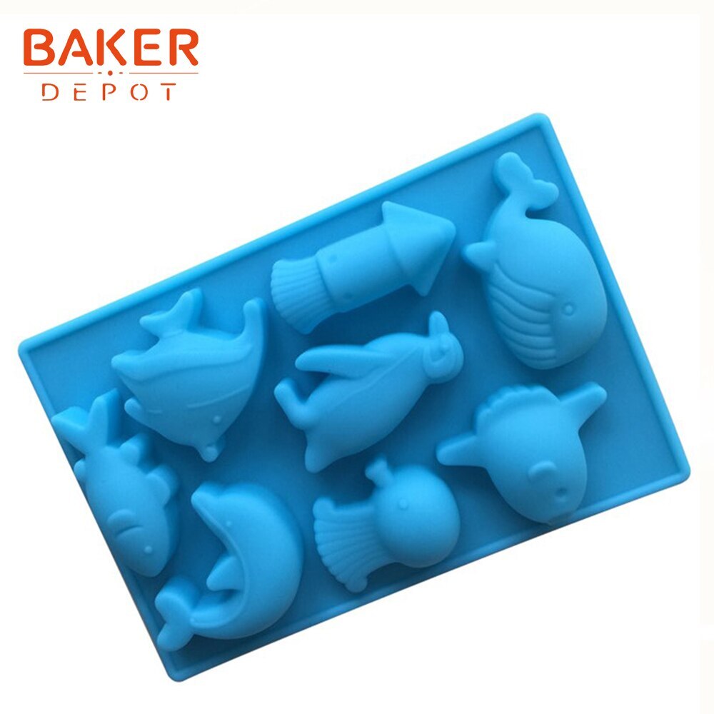 Fish Silicone Mold (2 Pack)  Gummy fish, Gummy molds, Fish shapes