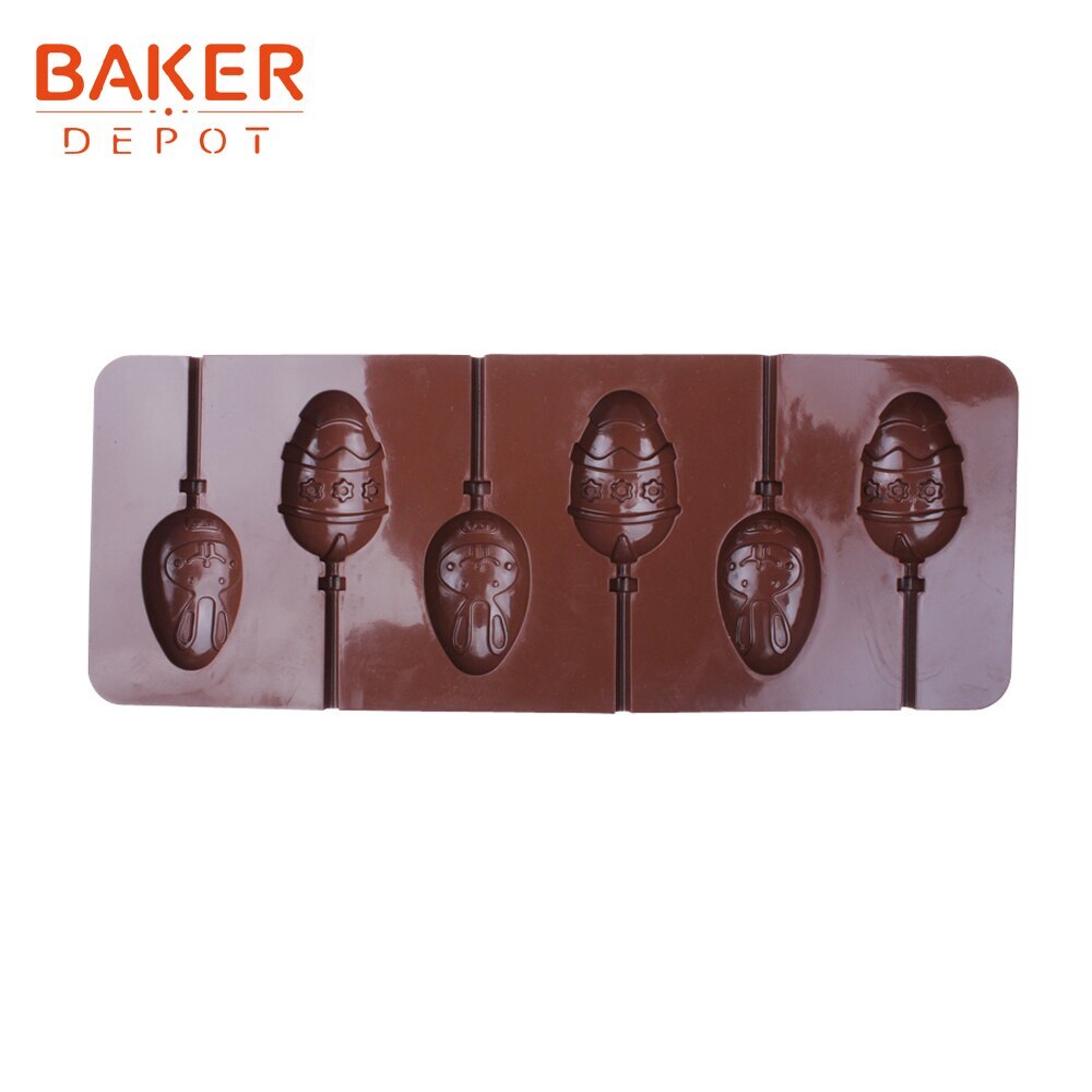 BAKER DEPOT 3 Pack Big Easter Egg Mold 6 Cavity Big Eggs Shape Silicone  Molds For Chocolate Bombs Cake Bakeware DIY Handmade Soap Tool