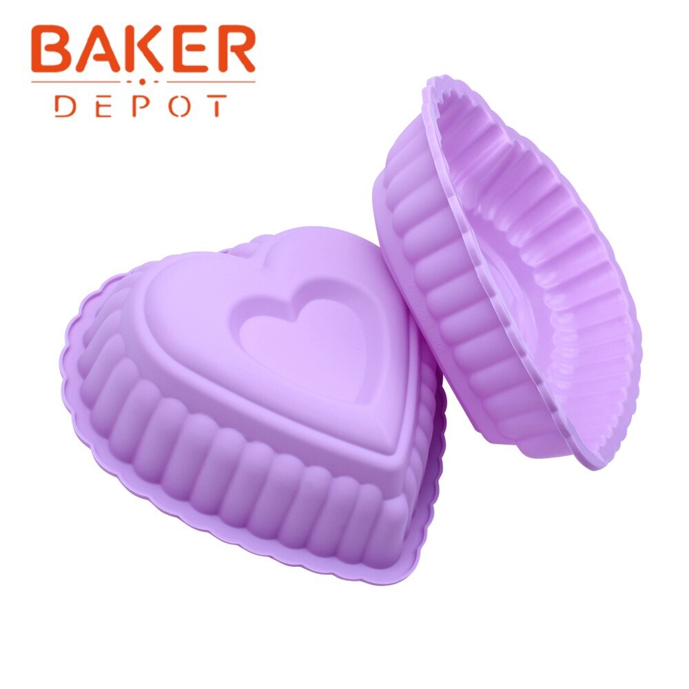 Large 3D Heart Shape Cake Silicone Mold