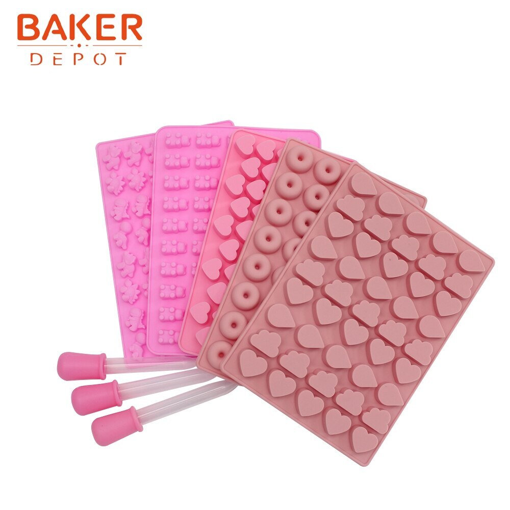Mini Bear Silicone Mold With Dropper - Confectionery House