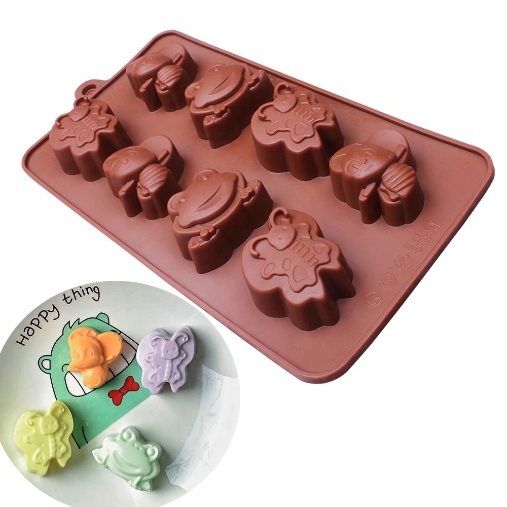 Cake Mold, Soap Mold 6-Bear Mold Silicone Mould For Candy Chocolate