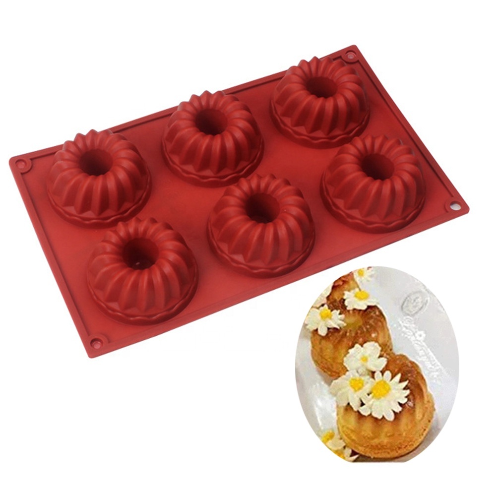 1pc Silicone Cake Mold Round Shaped Muffin Cupcake Baking Molds Kitchen  Cooking Bakeware Maker DIY Cake Decorating Tools