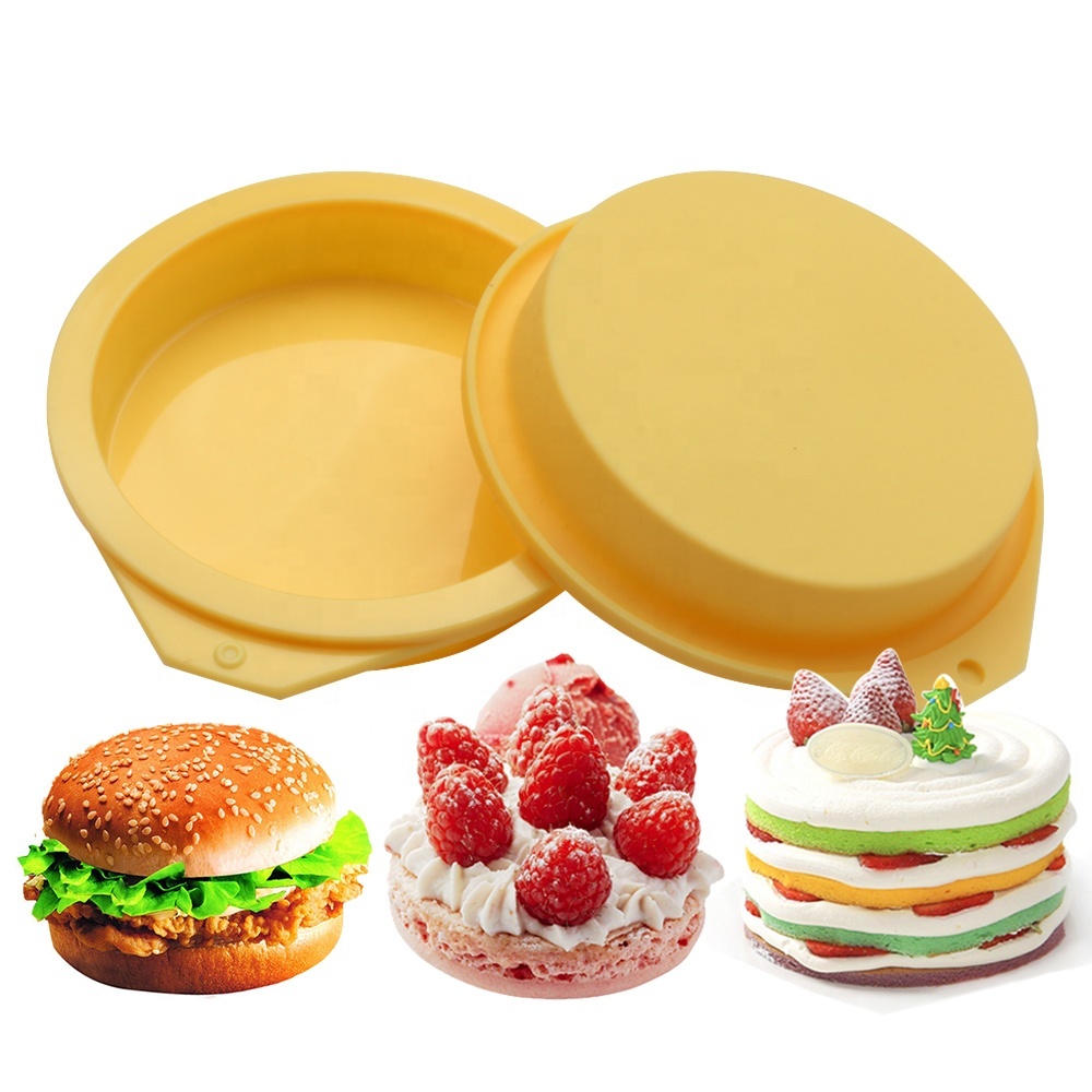 Round Silicone Cake Mold 4Inch Silicone Mould Baking Forms Silicone Baking  Pan For Pastry Cake