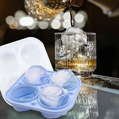 Ice Cube Trays 2Pack, Silicone 15-Square Ice Trays, Easy-Release Ice Cube  Molds with Lid for Drinks Cocktail Whiskey