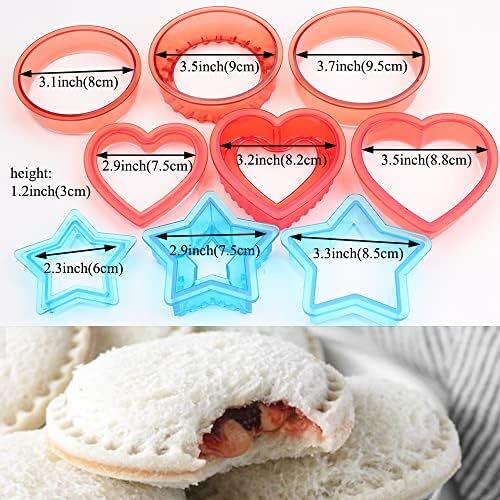 Bento Box Accessories - Crustable Sandwich Cutters for Kids - Food