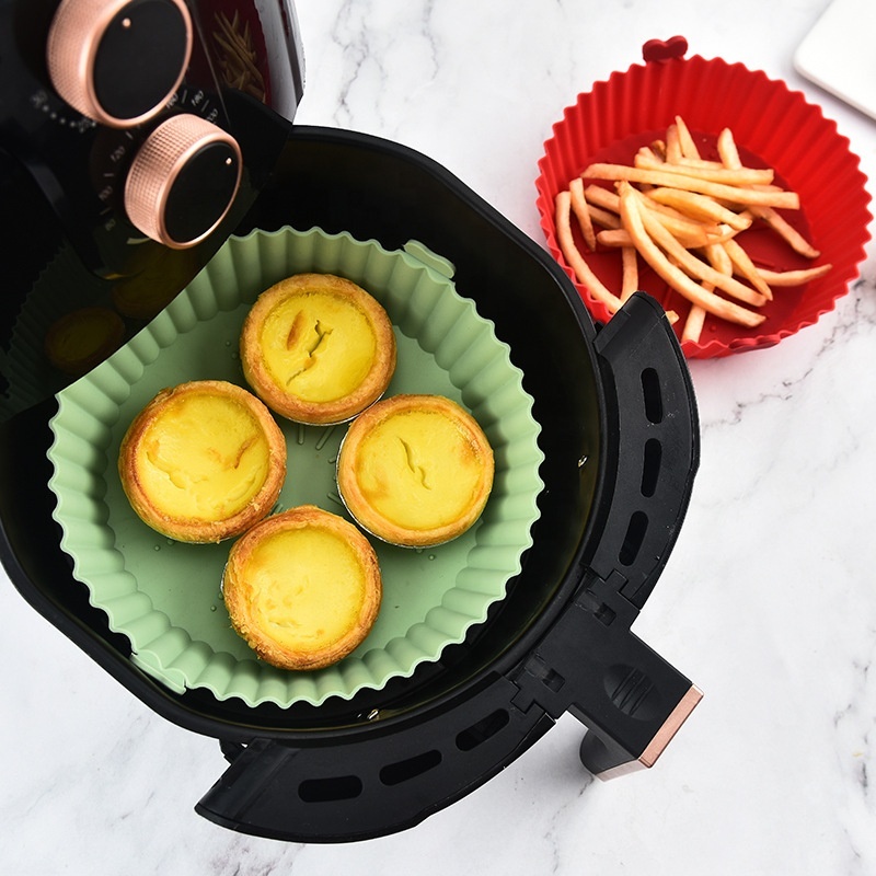 1pc Random Color Silicone Air Fryer Liner,Silicone Air Fryer Tray