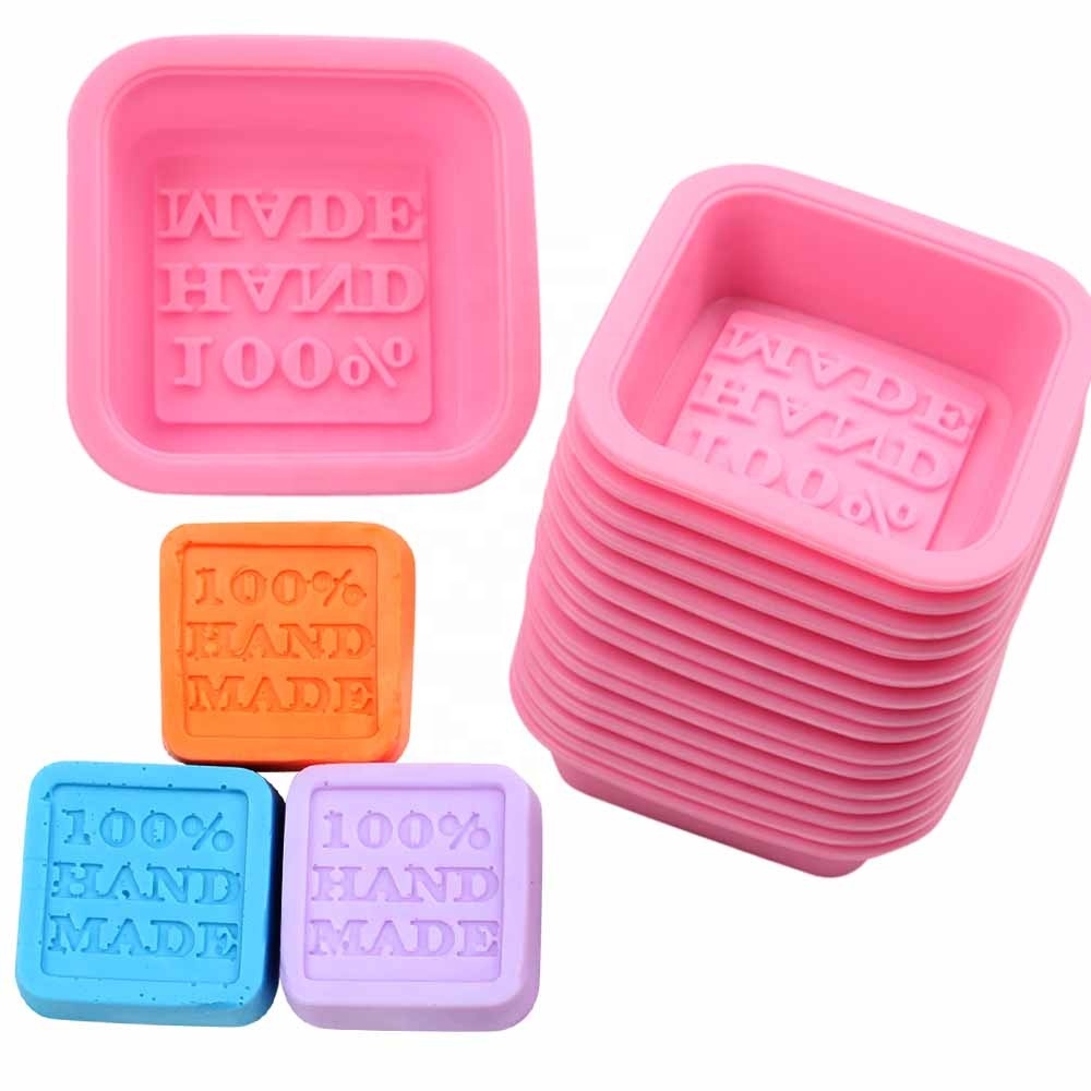Square Shape Silicone Baking Mold Reusable Soap Molds - China