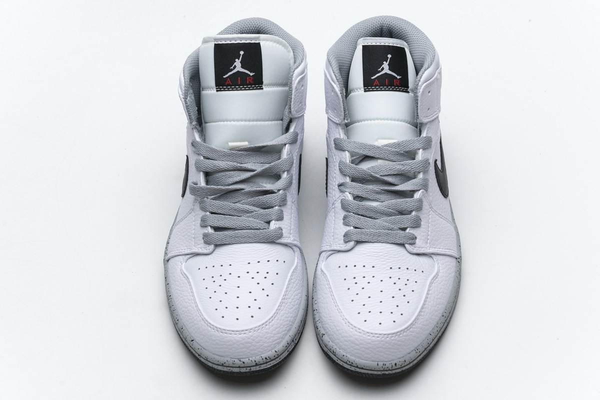 Boostmasterlin Jordan 1 Mid White Cement (GS), 554725-115