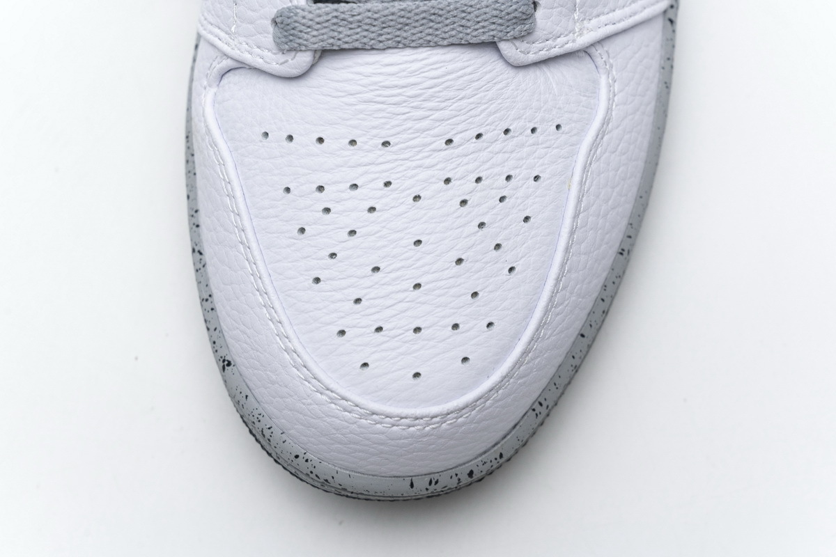 Boostmasterlin Jordan 1 Mid White Cement (GS), 554725-115