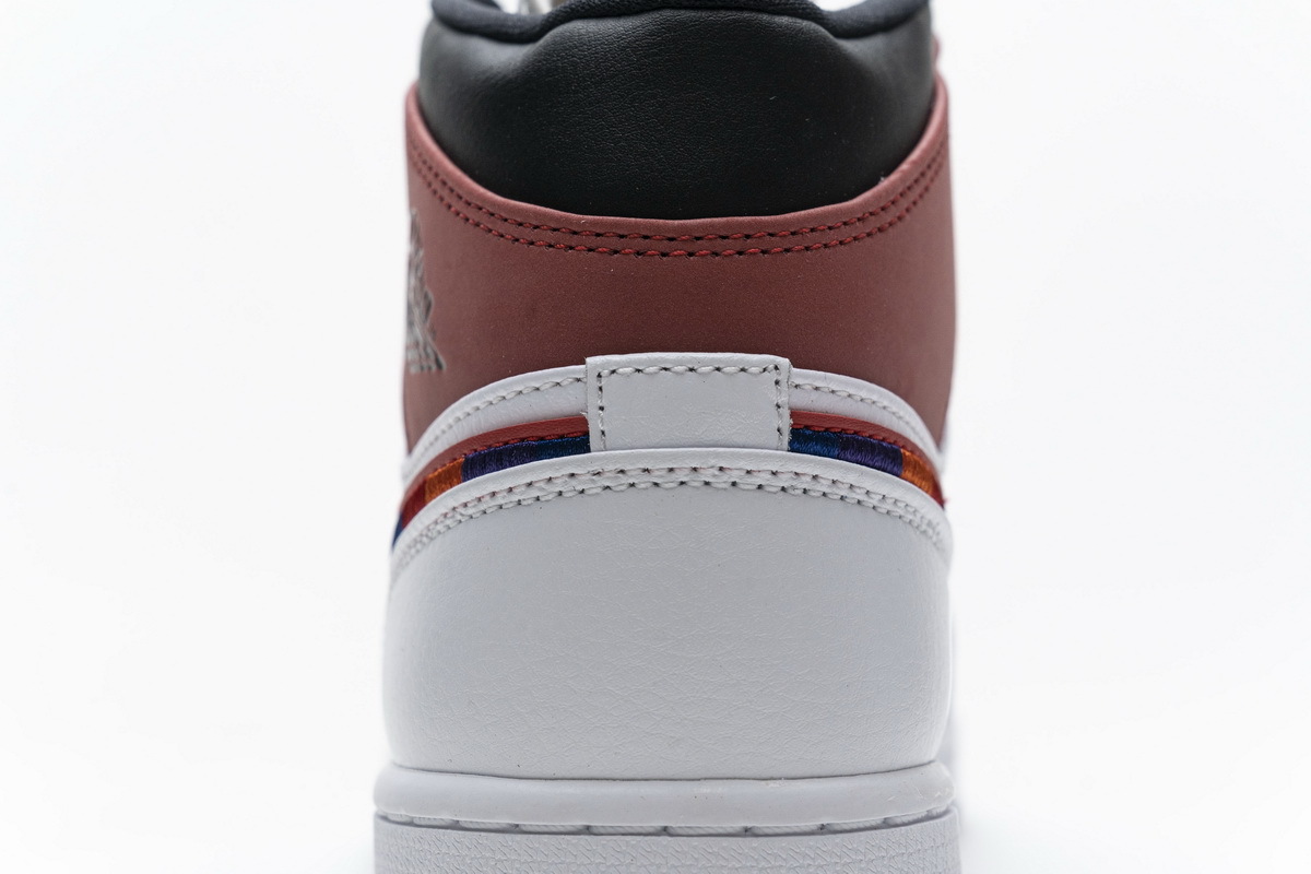 Perfectkicks | PK God Jordan 1 Mid Multi-Color Swoosh,852542-146