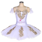 BLL493 White Pre-professional Ballet Tutu