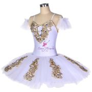 BLL493 White Pre-professional Ballet Tutu