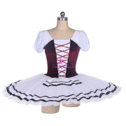 BLL488 Burgundy Pre-professional Ballet Tutu