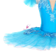 BLL489 Light sea Blue Pre-professional Ballet Tutu