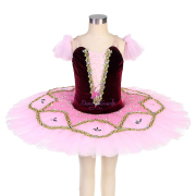 BLL524 Burgundy Pre-professional Ballet Tutu