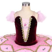 BLL524 Burgundy Pre-professional Ballet Tutu