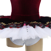 BLL554 Burgundy Pre-professional Ballet Tutu