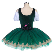 BLL564 Green Pre-professional Ballet Tutu