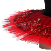 BLL562 Black & Red Pre-professional Ballet Tutu