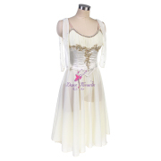 B24061 Ivory Chiffon Ballet Costumes Tutu for Variation Tchaikovsky Pas de Deux