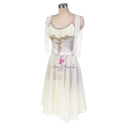 B24061 Ivory Chiffon Ballet Costumes Tutu for Variation Tchaikovsky Pas de Deux