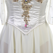 B24061 Ivory Chiffon Ballet Costumes Tutu for Variation Tchaikovsky Pas de Deux