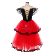 22562R Red Spanish Dance Romantic Ballet Tutu