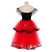 22562R Red Spanish Dance Romantic Ballet Tutu