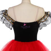 22562R Red Spanish Dance Romantic Ballet Tutu