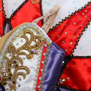 B25015 White Purple and Red Custom Size Made Tutu for Harlequinade Variation
