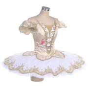 B24006 Light Girl & White Custom Size Made Tutu for Aurora's Wedding