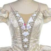 B24006 Light Girl & White Custom Size Made Tutu for Aurora's Wedding