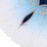 B25035 Ombre Blue Custom Size Made Tutu of Fairy of the Blue Flowers