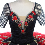 B24004 Red Custom Size Made Tutu for the role of Kitri in Don Quixote