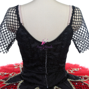 B24004 Red Custom Size Made Tutu for the role of Kitri in Don Quixote