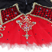 B24004 Red Custom Size Made Tutu for the role of Kitri in Don Quixote