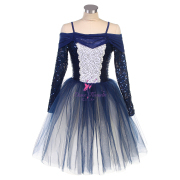 25008 Dusty Mavue Long Ballet Costumes Romantic Tutus