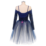 25008 Dusty Mavue Long Ballet Costumes Romantic Tutus